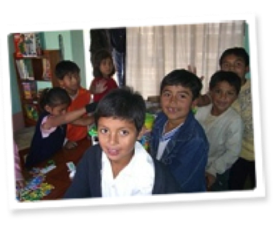 Children at the Child Care Center